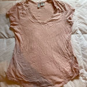 Light pink short sleeve shirt